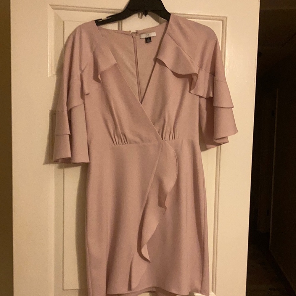 NWOT H by Halston rose pink dress size 0